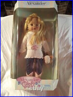 Madame Alexander 18 Doll 2007 New In Box with Accessories Blonde Hair Blue Eyes
