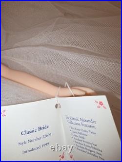 Madame Alexander 18 Doll CLASSIC BRIDE 22690 Hand Tag Soft Skin