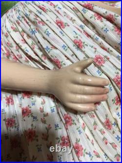 Madame Alexander 18 Vintage Composition Gwtw Scarlett Doll Blue Floral Print
