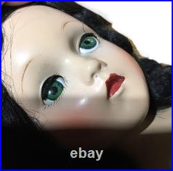Madame Alexander 18 Vintage Composition Gwtw Scarlett Doll Blue Floral Print