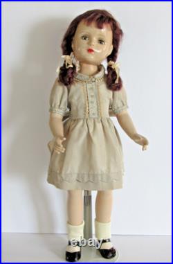 Madame Alexander 1940's Composition 21 Margaret Obrien Doll