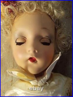 Madame Alexander 1940s 21 Inch Composition Wendy Ann Doll