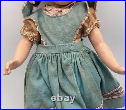 Madame Alexander 1940s Composition doll 14.5 Sleepy Eyes Margret O'Brain