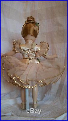 Madame Alexander 1949 Hard Plastic Nina Ballerina 18 Excellent Condition