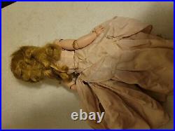 Madame Alexander 1950's Madeline Blonde with Curly Bangs Doll Dress