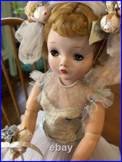 Madame Alexander 1956 Cissy Bridesmaid In Blue Gown