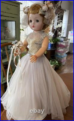 Madame Alexander 1956 Cissy Bridesmaid In Blue Gown