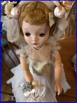 Madame Alexander 1956 Cissy Bridesmaid In Blue Gown
