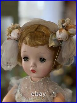 Madame Alexander 1956 Cissy Bridesmaid In Blue Gown