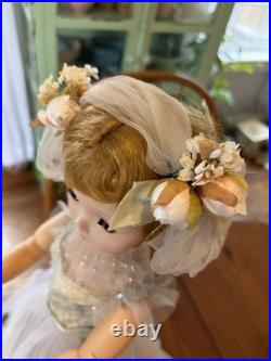 Madame Alexander 1956 Cissy Bridesmaid In Blue Gown