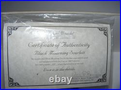 Madame Alexander 1999 BLACK MOURNING SCARLETT 21 Portrait Doll LE 704/1000