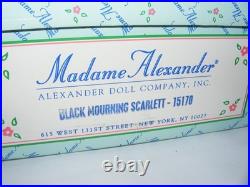 Madame Alexander 1999 BLACK MOURNING SCARLETT 21 Portrait Doll LE 704/1000