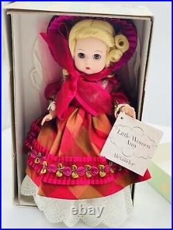 Madame Alexander 2002 Doll 8 Inch Little Women Amy Box 33375 Tag Plaid