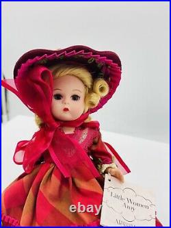 Madame Alexander 2002 Doll 8 Inch Little Women Amy Box 33375 Tag Plaid