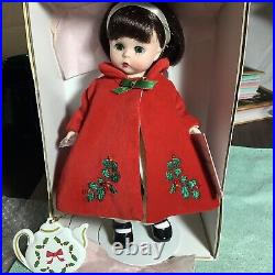 Madame Alexander 2004 CHRISTMAS TEA WITH ORNAMENT 8 Doll #38540 New