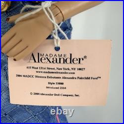 Madame Alexander 2004 MADCC Western Debutante Alexandra Fairchild Ford 16 LtdEd