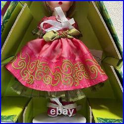 Madame Alexander 2007 Wreath of Holiday Wishes 8 Doll #46035 Eyes Flaw Read Box