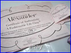 Madame Alexander 2009 21 CISSY Doll A FASHIONABLE LIFE #50040 LE 120/125