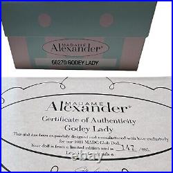 Madame Alexander 2012 MADC CLUB GLAMOUR GIRL GODEY LADY #66270 Hard to Find FLAW