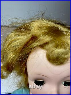 Madame Alexander 20 Blonde Cissy Doll Blue Dress 1950s Plz Read Description