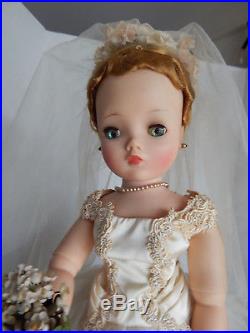 Madame Alexander 20 Cissy Satin Train 1957 Dressed Doll