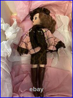 Madame Alexander 21 CISSY DOLL Couture Coral & Leopard TRAVEL ENSEMBLE LE tag