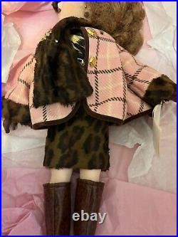 Madame Alexander 21 CISSY DOLL Couture Coral & Leopard TRAVEL ENSEMBLE LE tag