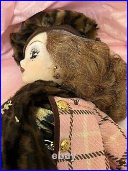 Madame Alexander 21 CISSY DOLL Couture Coral & Leopard TRAVEL ENSEMBLE LE tag