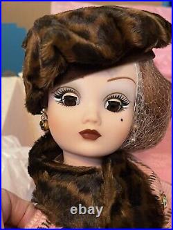 Madame Alexander 21 CISSY DOLL Couture Coral & Leopard TRAVEL ENSEMBLE LE tag