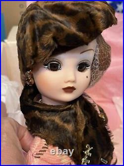 Madame Alexander 21 CISSY DOLL Couture Coral & Leopard TRAVEL ENSEMBLE LE tag