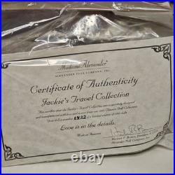 Madame Alexander 21 Inch Jackie Kennedy Travel Ensemble 1745 Doll In Box With COA