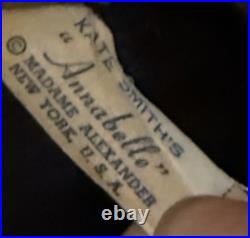 Madame Alexander 21annabelle Kate Smith Orig. Owner, Stored 70 Yrs. Unplayed With
