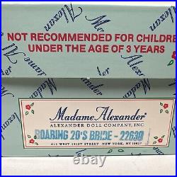 Madame Alexander #22630 Roaring 20s Bride 8in Doll New In Box COA