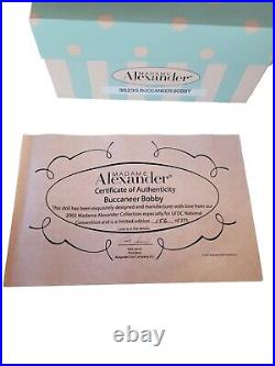 Madame Alexander 35235 Buccaneer Bobby 7 Doll With Box, Accessories, COA & Tags