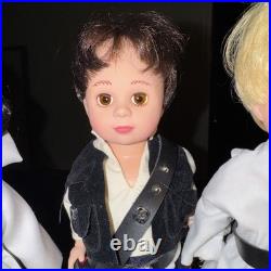 Madame Alexander 35515 Star Wars 8 Dolls (Luke Skywalker, Leia, Hans Solo) 2002