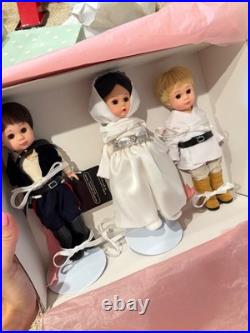 Madame Alexander 35515 Star Wars 8 Leia Han 3 Dolls Set Box with Tags Mint
