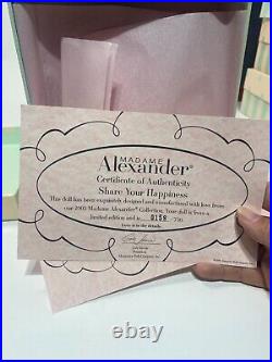 Madame Alexander 40825 Share Your Happiness 8 Doll With Box, Accessories, COA
