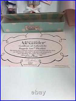 Madame Alexander 47635 Raggedy Ann Play date With Accessories COA 46/300