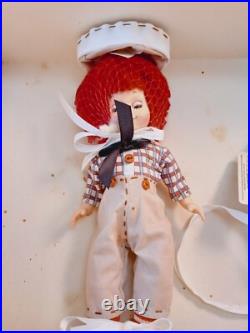 Madame Alexander 47745 Raggedy Ann and Andy Set 8 Doll With Box