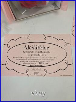 Madame Alexander 47781 Happy Holly Days! 8 Doll With Box, Accessories, COA+Tags