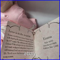 Madame Alexander 48215 Emma Doll 8 Colonial Williamsburg NIB 2008
