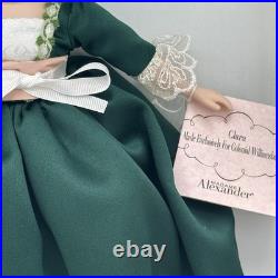 Madame Alexander 49195 Clara Colonial Williamsburg Doll NIB COA Ltd Ed 10 Inch