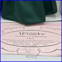Madame Alexander 49195 Clara Colonial Williamsburg Doll NIB COA Ltd Ed 10 Inch