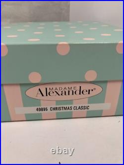 Madame Alexander 49895 Christmas Classic 8 Doll With Box, Accessories and Tags