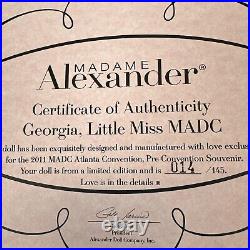 Madame Alexander 64025 Georgia, Little Miss Madc In Box WithCoA Limited 14/145