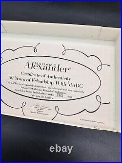 Madame Alexander 64270 50 Years of Friendship MADC 8 Doll With Box Accessory