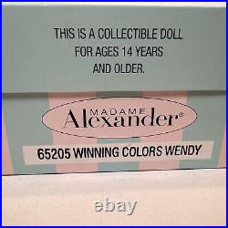 Madame Alexander 65205 Winning Colors Wendy 10 Doll In Box WithCoA 5 of just 75