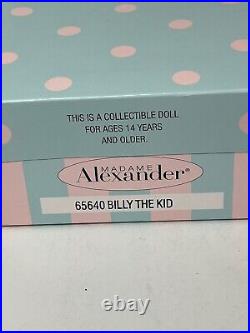 Madame Alexander 65640 Billy The Kid 8 Doll With Box, Accessories, COA & Tags