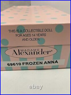 Madame Alexander 69610 Frozen Anna 10 Doll With Box, Accessories and Tags