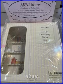 Madame Alexander 8 Doll 36130 Wendy's Anniversary Closet, NRFB Certificate